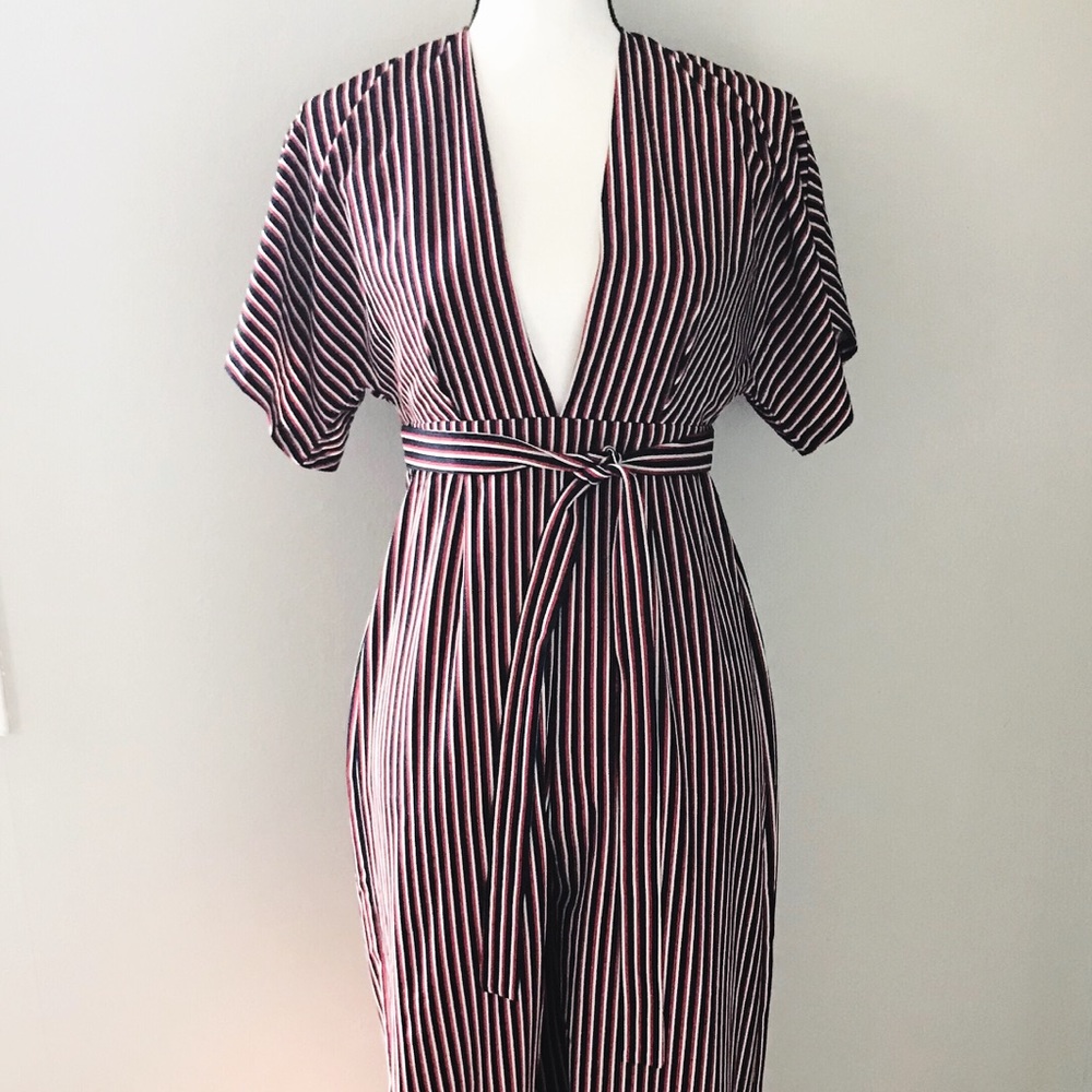 🛍✨5 for $25 - Red & Blue Pant Romper